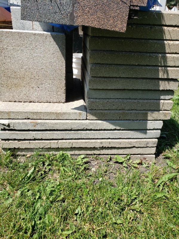 Patio blocks/ support blocks Decks & Fences Winnipeg Kijiji