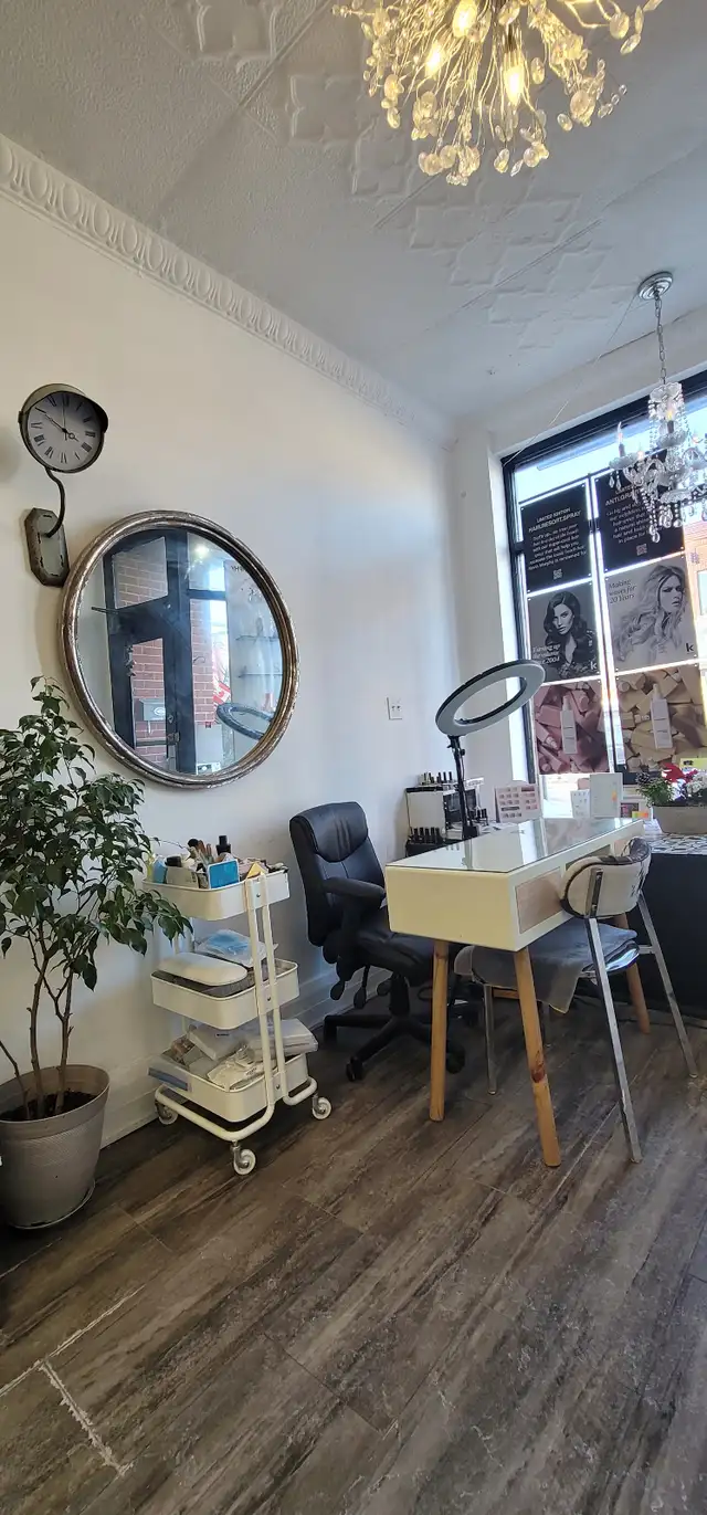 Nail Station for Rent in a Prime Salon in Toronto