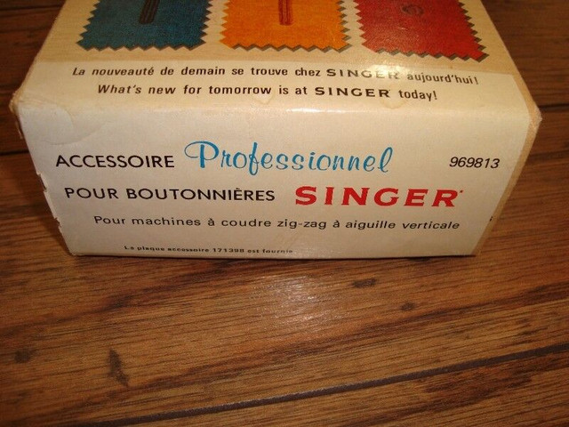 VINTAGE SINGER PROFESSIONAL BUTTONHOLER  969813 in Arts & Collectibles in Norfolk County - Image 2