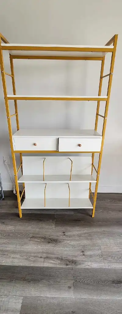 Gold Metal Bookshelf, View more
