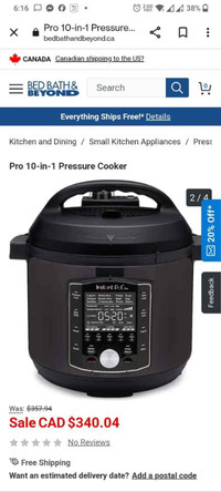 BRAND NEW-SEALED BOX Instant Pot PRO 10-in-1 Multi-Cooker-Pro 80