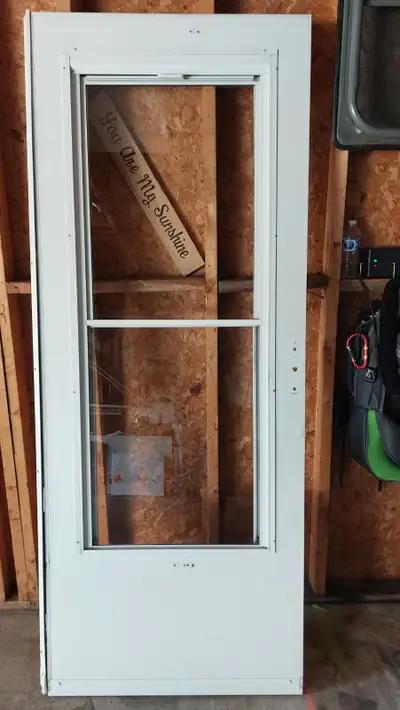Exterior storm door, View more