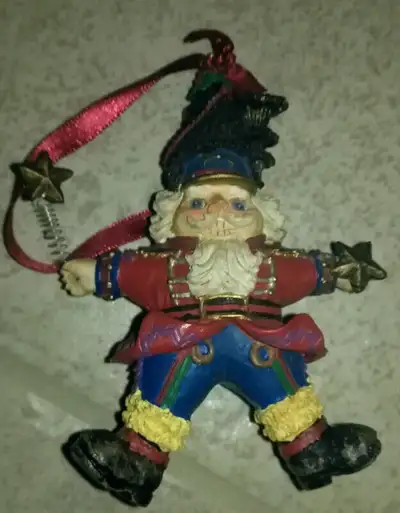 Christmas carousel of ornaments/ santa/ coke, View more