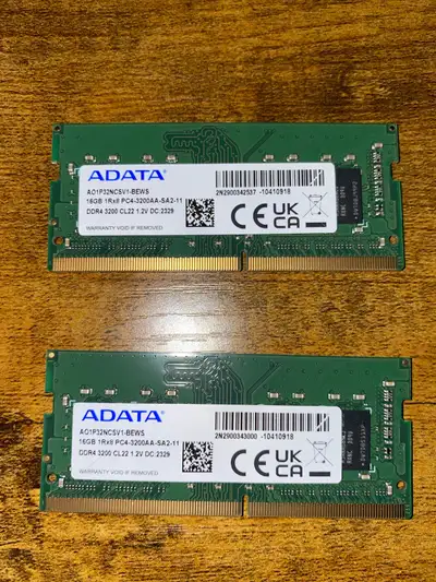 32GB Matched RAM Kit (2x16GB) DDR4 SODIMM 3200MHz, View more