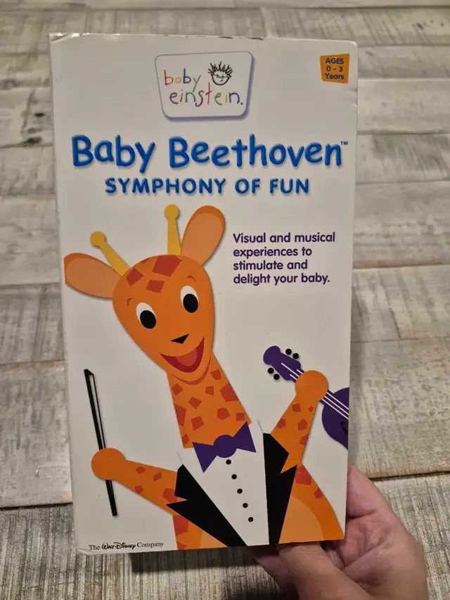 Baby Einstein Baby Beethoven Symphony of Fun VHS
