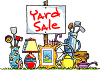 Yard Sale, Garage Sale - Two Day Sale (Friday and Saturday)