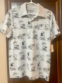 Brand New Snoopy/Peanuts Men’s Golf Shirt