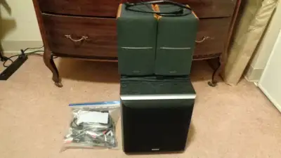 Edifier Bluetooth Bookshelf Speakers + Edifier Powered Subwoofer, View more