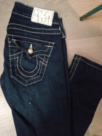 2 pair's  True religion and guess jeans