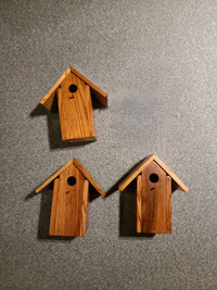 Hand made bird houses