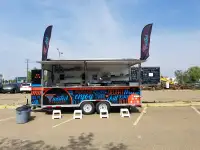 Food trailer for sale. Rolled ice cream