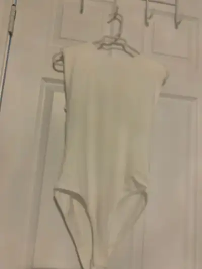 Women’s  Zara body suit - white -  size S - $20.00, View more