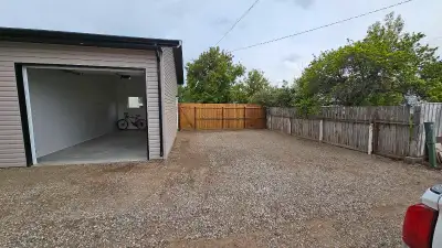 Insulated and wired 12'×24' garage for rent, comes with parking pad beside garage as well. Located i...