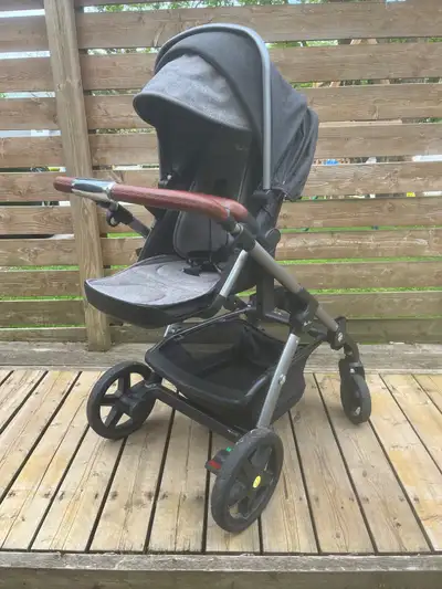  Silver Cross Wave Stroller  – Bassinet & Toddler Seat, View more