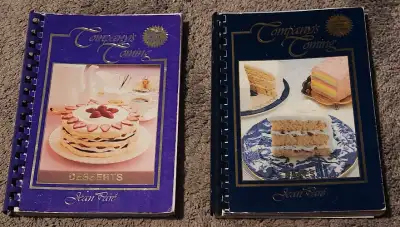 We are selling the following Company's Coming cookbooks for $5 each: Cakes, Desserts, Pies, Light Re...