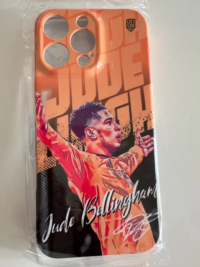 iPhone 16 pro max case Real Madrid Jude Bellingham in Cell Phone Accessories in Markham / York Region - Image 2