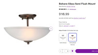 Ceiling Light - Semi Flush
