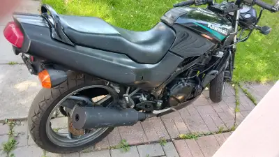 For sale kawasaki ninja 500cc with ownership and key. Reason for sale I don't needed it. Bike has ne...