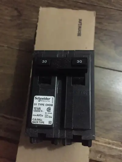 30A Disjoncteur (Breaker) Schneider Électrice Home Line NEUF!!, View more