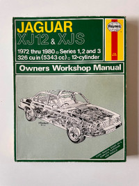 Haynes JAGUAR XJ12 & XJS Owners Workshop Manual