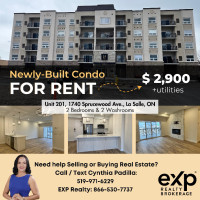 For Rent: Newly-Built Condo Unit 201 1740 Sprucewood Avenue