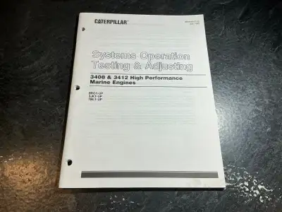 Caterpillar 3408 & 3412 High Performance Marine Diesel Manual, View more