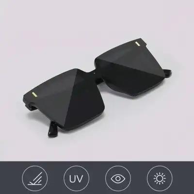 Fashion Square Big Frame Men's and Women's Polarized Sunglasses, View more