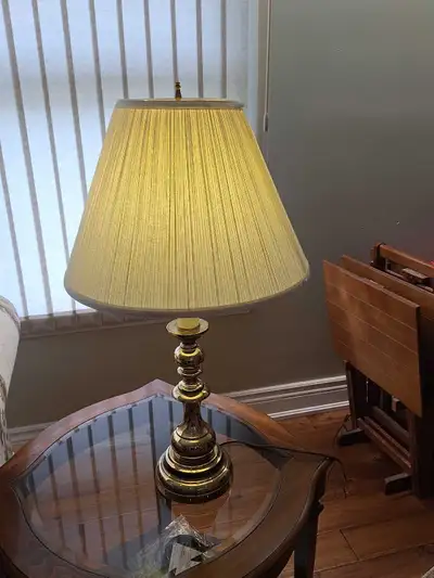 Brass Table Lamp, View more