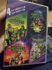 Teenage Mutant  Ninja Turtles 4 movie dvd set