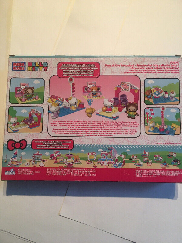 Hello Kitty Mega Blocks 132pcs Enfants 10974 Figurines dans Jouets et jeux  à Laval/Rive Nord - Image 2