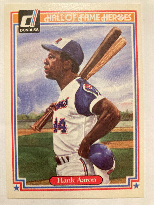 1983 Donruss Hall Of Fame Heroes Set-Mantle,Aaron in Arts & Collectibles in Bedford - Image 4