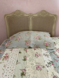 Vintage Heny Link Margaux Cane Twin Headboard
