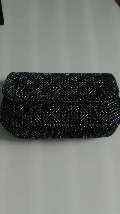 Hand Woven Metallic Evening Clutch, View more