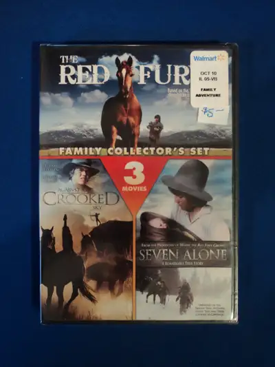 THE RED FURY/ AGAINST A CROOKED SKY/ SEVEN ALONE - 3 MOVIE DVD, View more