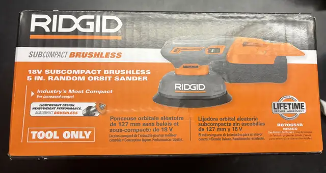 Ridgid sander in Power Tools in Calgary - Image 3