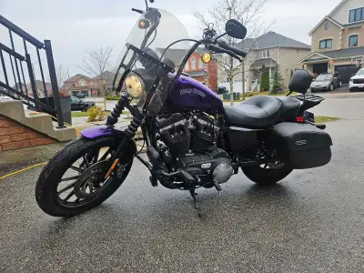 * 2013 Harley-Davidson * Engine: 883cc * Model: Sportster * Year: 2013 * Colour: Purple * Original o...