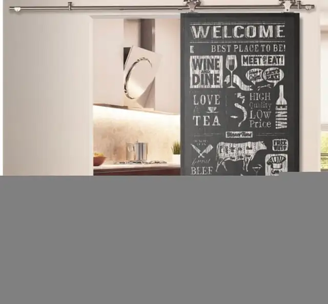 New Interior chalkboard barn door in Home Décor & Accents in Edmonton - Image 3