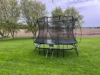 Springfree Trampoline + Stairs + Winter Cover