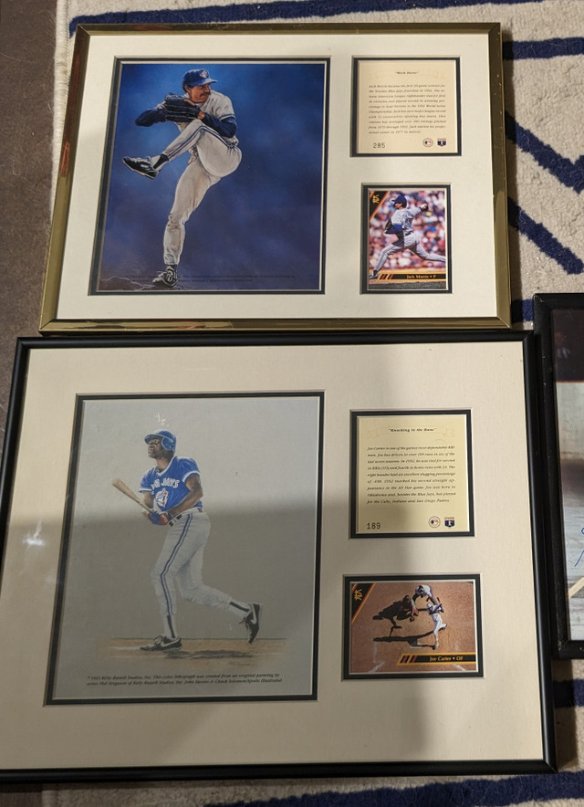 1993 Joe Carter and Jack Morris Lithographs in Arts & Collectibles in City of Toronto