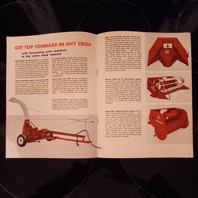 1963 McCormick International 50 Forage Harvester Sales Brochure in Arts & Collectibles in Owen Sound - Image 4