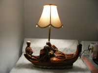 Lampe antique gondole