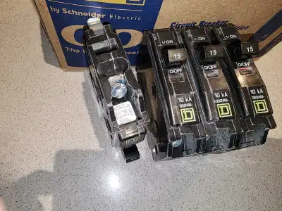 Square D breakers 15A 20A 30A Tandem, View more