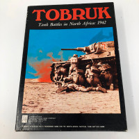Vintage Avalon Hill Tobruk Battle Strategy Board Game