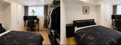 Chambre privée disponible dans un appartement calme partagé avec 2 colocataires tranquilles et respe...