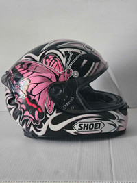 SHOEI Women's Motorcycle Helmet  Pink Butterfly  RF-1000 Size-XS