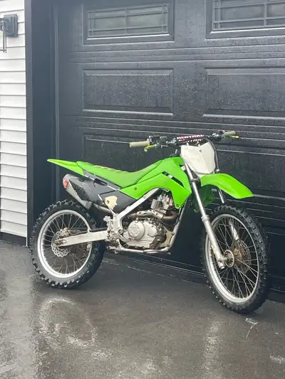 Klx 140 rf with a 170cc big bore kit also has big wheels fork seals will be redone soon will be fres...