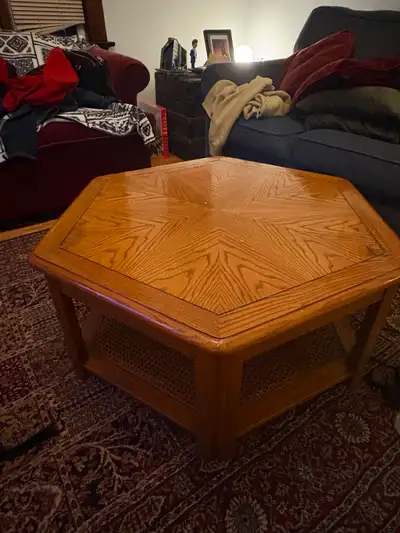 Solid wood coffee table, View more