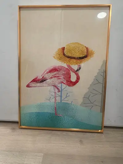 Framed Flamingo Art, View more