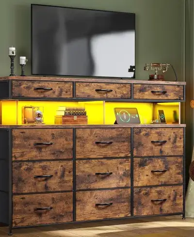 Dresser or Shelf with LED , View more