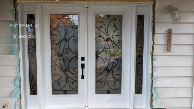 TwoSidelites Entry Door Double Front  Custom in Windows, Doors & Trim in Mississauga / Peel Region - Image 3